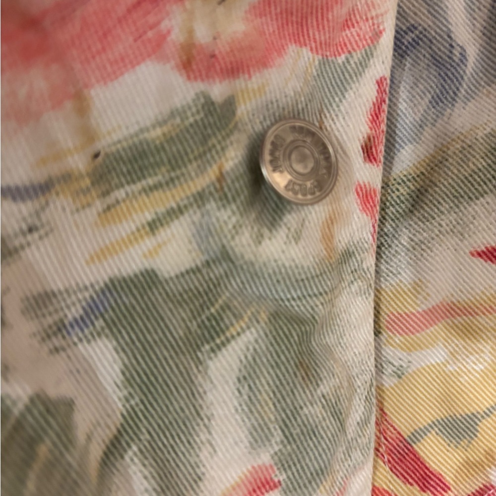 Jones New York Sport Floral Cotton Jacket with 2 matching shorts. 90s petite🎀 - Picture 3 of 15